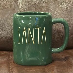 Rae Dunn SANTA Ceramic Christmas Mug